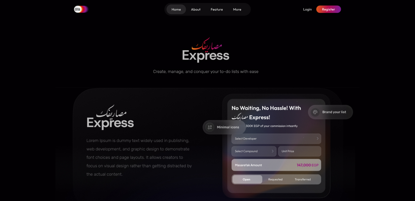 Masarefak Express — website